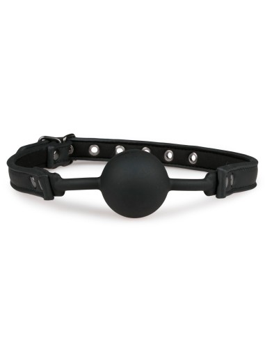 Baillon flexible avec boule silicone Noir