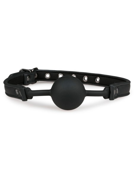 Baillon flexible avec boule silicone Noir