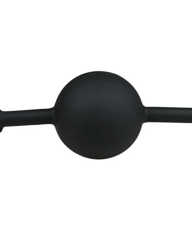 Baillon flexible avec boule silicone Noir