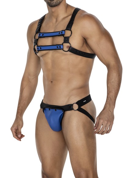 Harnais 4Way Noir-Bleu Harnais 4Way Noir-Bleu