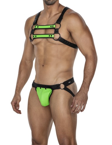 Harnais 4Way Noir-Vert