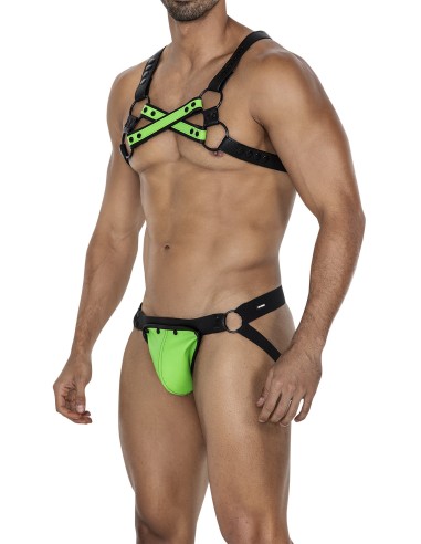 Harnais 4Way Noir-Vert