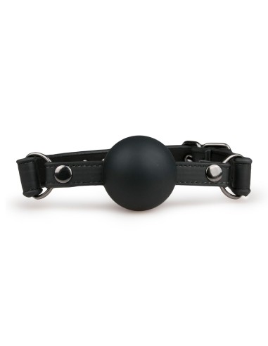 Baillon Boule en silicone Noir