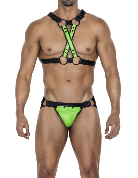 Jockstrap Snap Noir-Vert