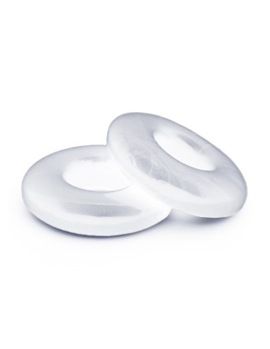 Lot de 2 Cockrings souples Stacker 20 mm Transparents