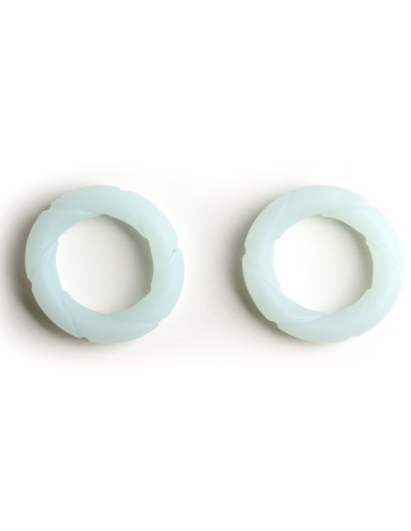 Lot de 2 Cockrings Ready Rings 28 mm Phosphorescents