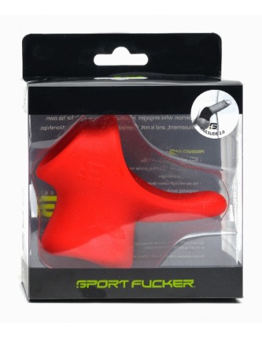 Ballstretcher Silicone Big Tailslide 30 mm - Hauteur 50 mm Rouge
