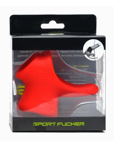 Ballstretcher Silicone Big Tailslide 30 mm - Hauteur 50 mm Rouge Ballstretcher Silicone Big Tailslide 30 mm - Hauteur 50 mm Rouge
