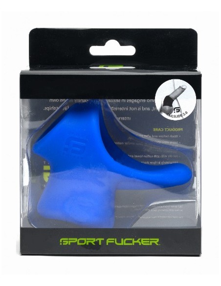 Ballstretcher Silicone Big Tailslide 30 mm - Hauteur 50 mm Bleu Ballstretcher Silicone Big Tailslide 30 mm - Hauteur 50 mm Bleu