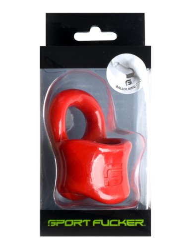 Ballstretcher souple Baller Ring 32 mm - Hauteur 35 mm Rouge
