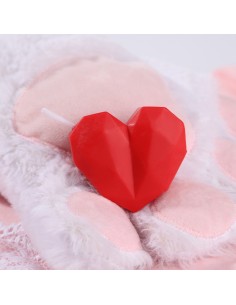 Bougie Sm Heartlow Rouge
