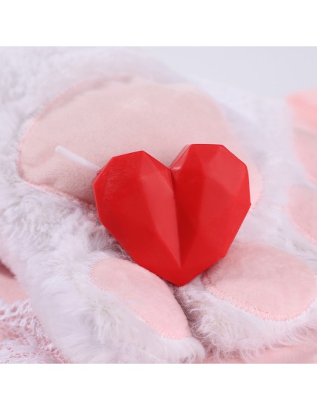 Bougie Sm Heartlow Rouge