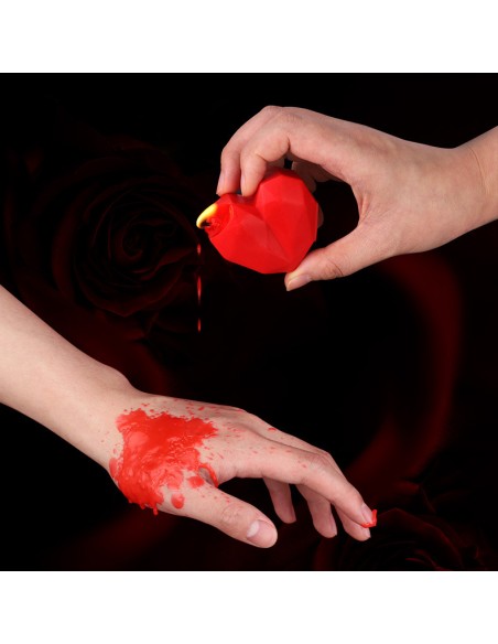 Bougie Sm Heartlow Rouge