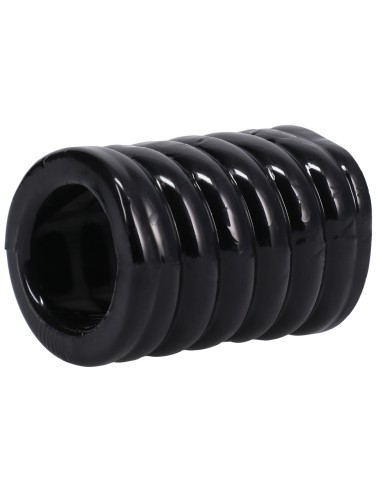Cockring The Cage 25 mm - Longueur 5 cm Noir - Ballstretchers Souples - 3