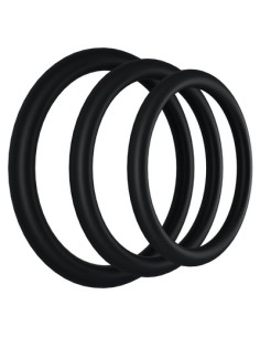 Lot de 3 Cockrings Gasket Noirs