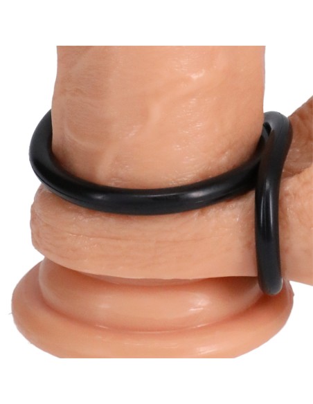 Lot de 3 Cockrings Gasket Noirs - Cockrings Flexibles - 5