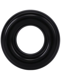 Cockring The Ribbed Donut 28 mm Noir