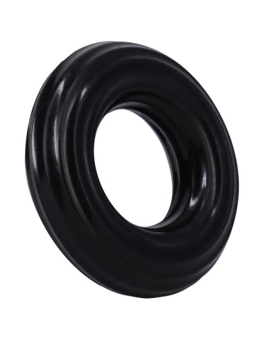 Cockring The Ribbed Donut 28 mm Noir