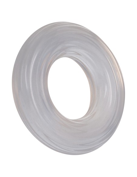 Cockring The Ribbed Donut 28 mm Transparent Cockring The Ribbed Donut 28 mm Transparent