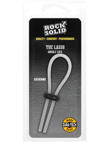 Cockring Lasso Double Blanc