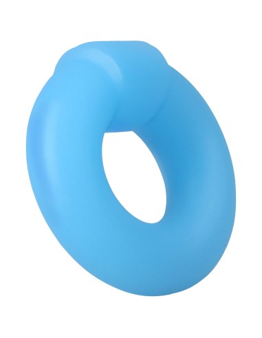 Cockring Phosphorescent The Mega Ring 23 mm Bleu