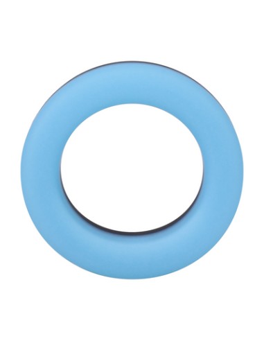 Cockring Phosphorescent The Big O 32 mm Noir-Bleu ciel