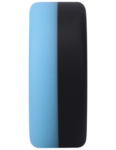 Cockring Phosphorescent The Big O 32 mm Noir-Bleu ciel