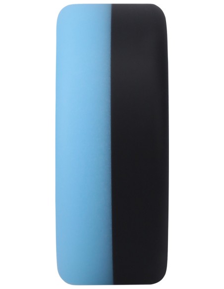 Cockring Phosphorescent The Big O 32 mm Noir-Bleu ciel