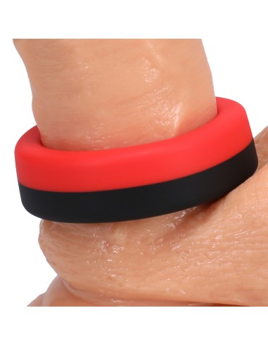 Cockring The Big O 32 mm Noir-Rouge