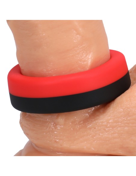 Cockring The Big O 32 mm Noir-Rouge