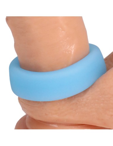 Cockring phosphorescent The Big O 32 mm Bleu