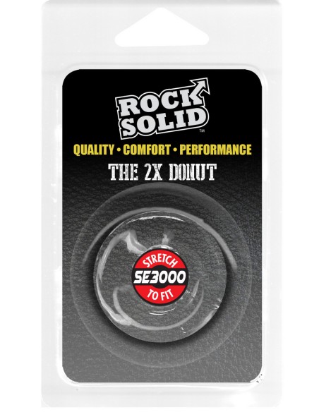 Cockring souple THE DONUT 2X 20 mm Transparent Cockring souple THE DONUT 2X 20 mm Transparent