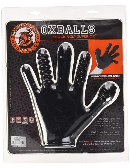 GANT DOIGTIER FINGER FUCK NOIR By OXBALLS GANT DOIGTIER FINGER FUCK NOIR By OXBALLS