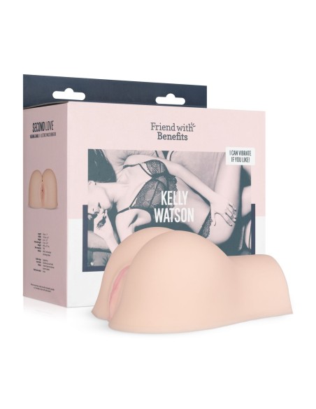 Masturbateur Réaliste Vibrant Kelly Watson 2 Entrées