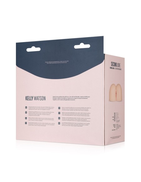 Masturbateur Réaliste Vibrant Kelly Watson 2 Entrées