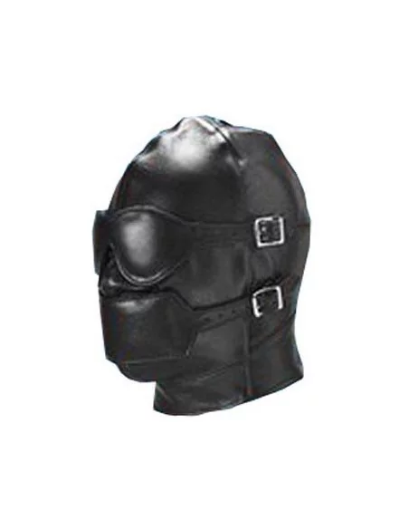 Cagoule SM avec baillon et masque Cagoule SM avec baillon et masque