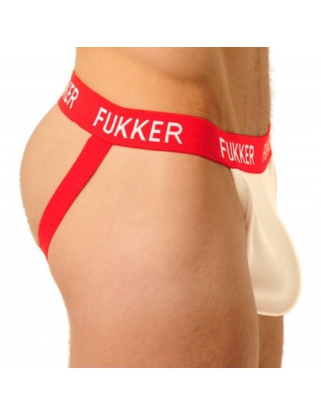 Jockstrap Fukker Blanc et Rouge Jockstrap Fukker Blanc et Rouge