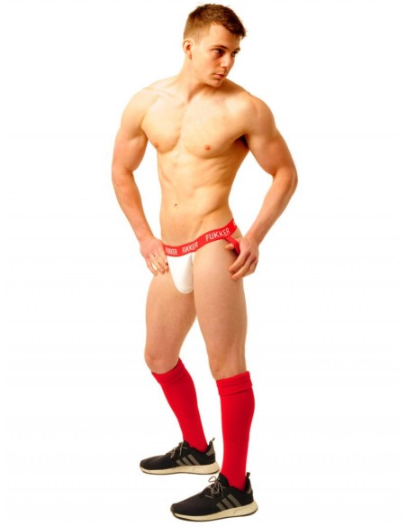 Jockstrap Fukker Blanc et Rouge Jockstrap Fukker Blanc et Rouge