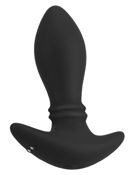 Plug vibrant Moving Rings Anos 14 x 4.8 cm Noir