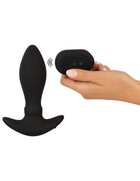 Plug vibrant Moving Rings Anos 14 x 4.8 cm Noir