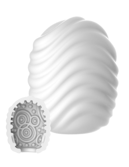 Oeuf de Masturbation Hero Wave Blanc