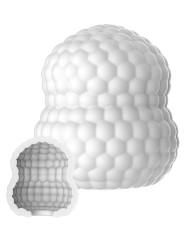 Oeuf de Masturbation Hero Block Blanc