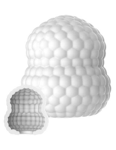 Oeuf de Masturbation Hero Block Blanc