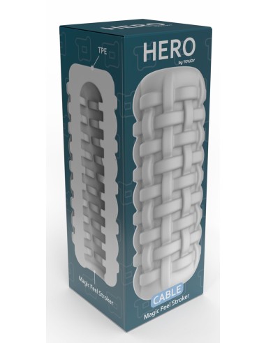 Masturbateur Hero Cable Blanc
