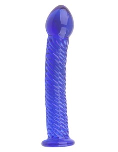 Gode en Verre Lazuly 16 x 3.4cm Bleu