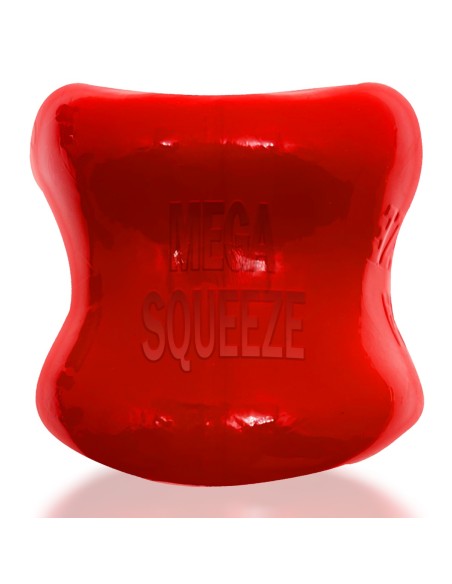 Ballstretcher Mega Squeeze 30 mm - Hauteur 50 mm Rouge Ballstretcher Mega Squeeze 30 mm - Hauteur 50 mm Rouge