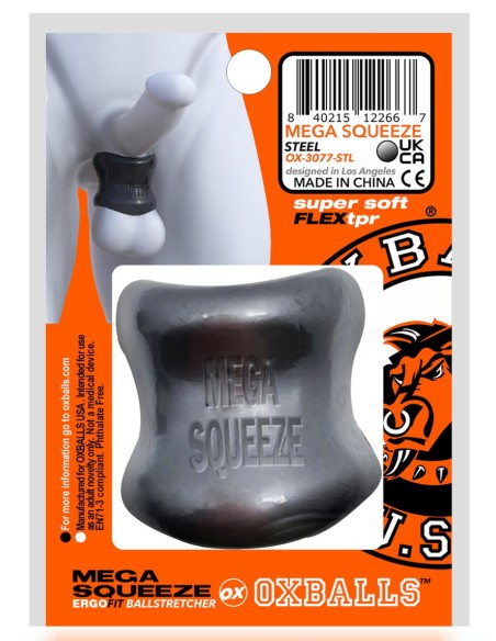 Ballstretcher Mega Squeeze 30 mm - Hauteur 50 mm Gris
