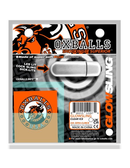 Ballstretcher lumineux Glowsling 30 mm Transparent