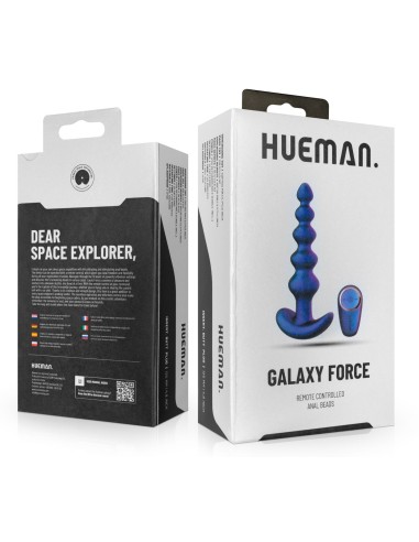 Plug vibrant Galaxy Force 12.5 x 3.5cm