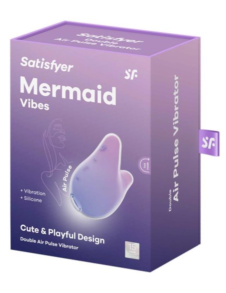 Stimulateur de Clitoris Mermaid Violet Rose